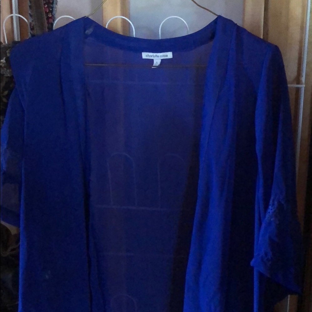 Charolette russe blue cardigan